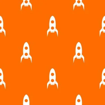 Rocket pattern seamless Stock Illustration