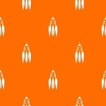 Rocket pattern seamless Stock Illustration