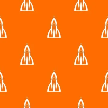 Rocket pattern seamless Stock Illustration