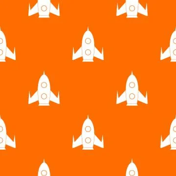 Rocket pattern seamless Stock Illustration