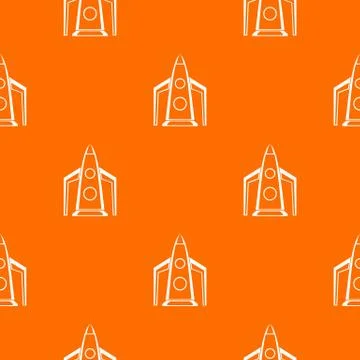 Rocket pattern seamless Stock Illustration