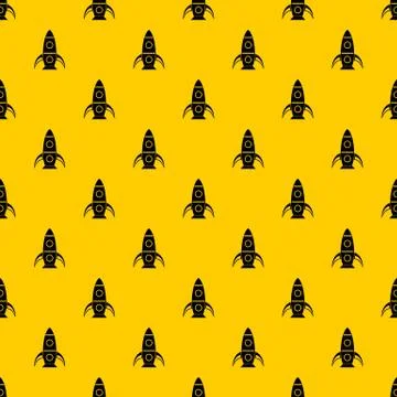 Rocket pattern vector Stock Illustration