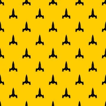 Rocket pattern vector Stock Illustration