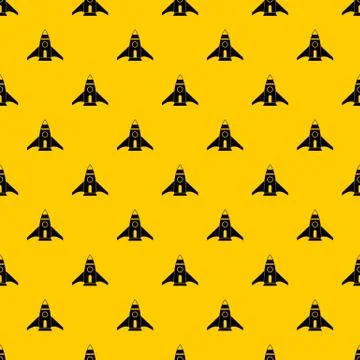 Rocket pattern vector Stock Illustration