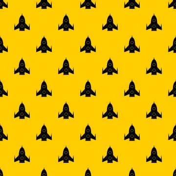 Rocket pattern vector Stock Illustration