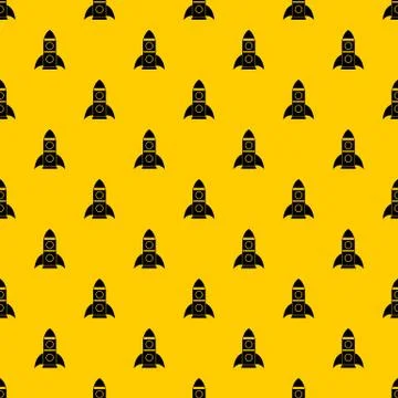 Rocket pattern vector Stock Illustration