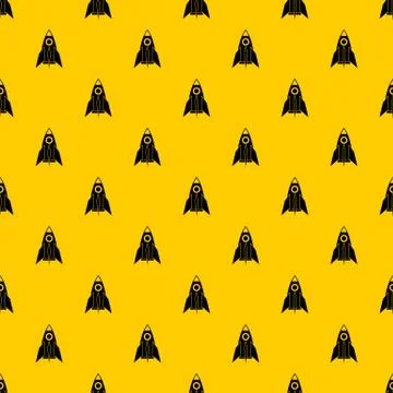 Rocket pattern vector Illustrazione stock