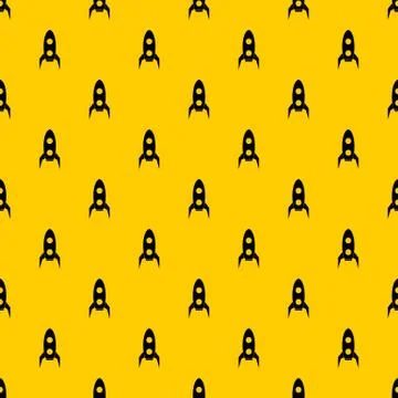 Rocket pattern vector 库存插图