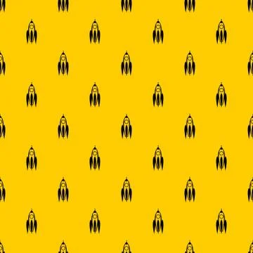 Rocket pattern vector Stock Illustration
