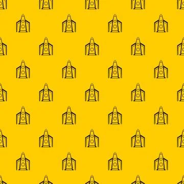 Rocket pattern vector Stock Illustration