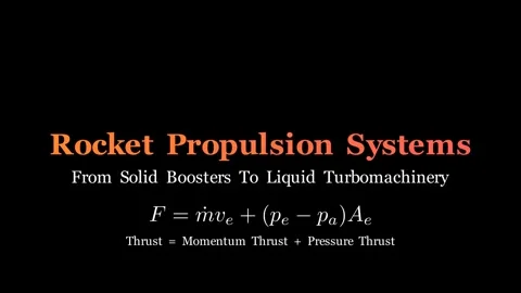 Rocket Propulsion Systems - From solid boosters to liquid turbomachinery Stock Footage 340085671