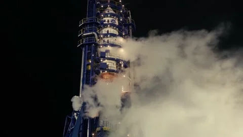The rocket is ready for launch into space. Video stock 148278859