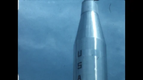 Rocket Row 1961 Video stock 106107134