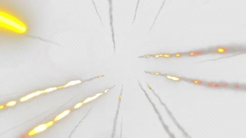 Rocket Salvo Stock Footage 177544431