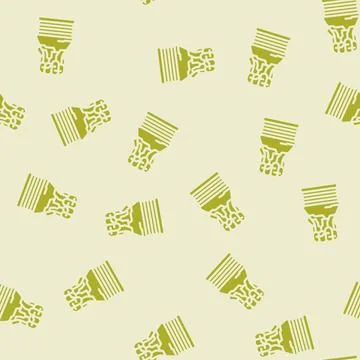 Rocket science aeronautical engineer glyph vector seamless pattern Stock Illustration