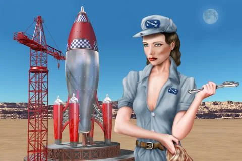 Rocket science Stock Illustration