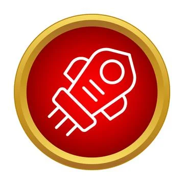 Rocket ship icon launching startup growth concept Illustrazione stock