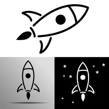 Rocket Ship Stock Illustration