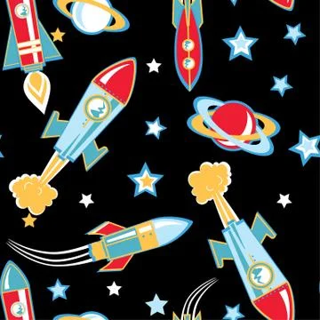 Rocket ship Stock Illustration