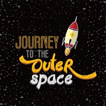 Rocket ship launch Illustrazione stock