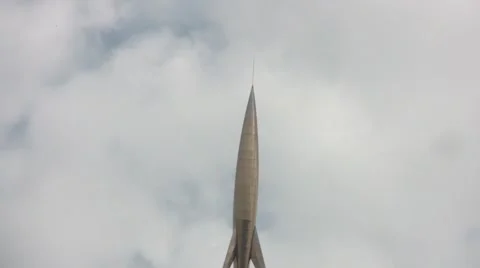 Rocket In The Sky time lapse Stock Footage 5211450