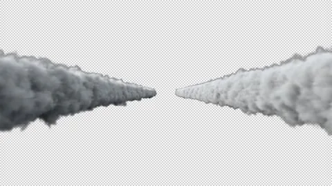 Rocket Smoke Video stock 204879399