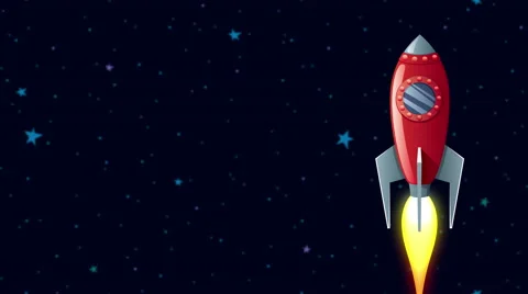 Rocket in Space Stock Footage 52101200