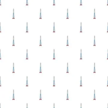 Rocket space ship pattern イラスト素材