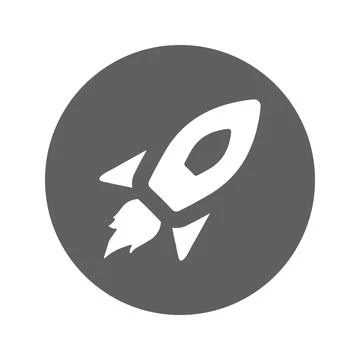 Rocket, spaceship icon. Stock Illustration