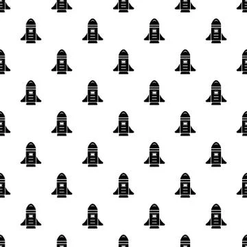 Rocket speed pattern vector seamless Stock Illustration