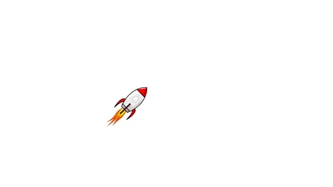 Rocket Start Up and moving towards corner Video for New Businesses. Stock Footage 172381770