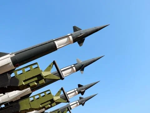 Rocket system S-125M Neva-M Stock Photos