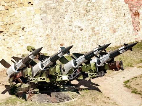 Rocket system S-125M Neva-M Stock Photos