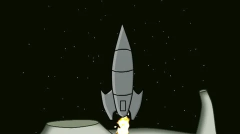 Rocket take off HD Stock Footage 12524595