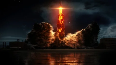 Rocket Takeoff 스톡 동영상 100815401