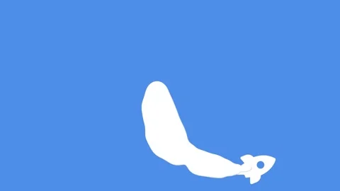 Rocket technology and space concept successful launch animation 库存影片 330062211