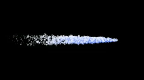 Rocket Trail Alpha Channel Stock Footage 10799232
