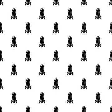 Rocket travel pattern seamless Stock Illustration