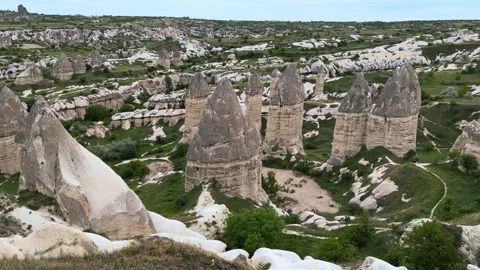 Rocket Valley in Cappadocia Stock Footage 291193455
