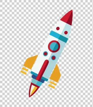 Rocket vector art, rocket logo isolated 스톡 일러스트