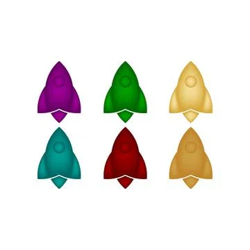 Rocket Vector Design Illustrator Stock Illustration
