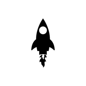 Rocket vector graphic design illustration Иллюстрация