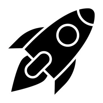 Rocket Vector Icon Design Illustration Stock Illustration