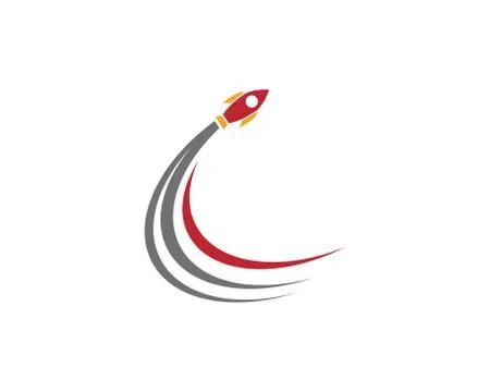 Rocket vector illustration icon Stock Illustration