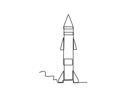 A rocket for war Stock Illustration