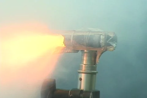 RocketEngineCutaway-DV NTSC Stock Footage 488232