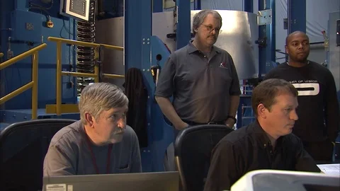 Rockets are built and tested at Michoud Assembly facility in New Orleans. Stock Footage 123368664