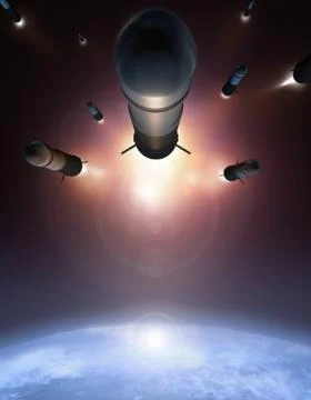 Rockets Stock Illustration