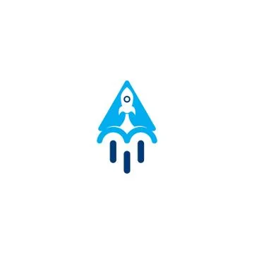 Rockets logo design vectors unique, modern Stock Illustration