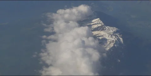 Rockey Mountains from above - 1 Stock Footage